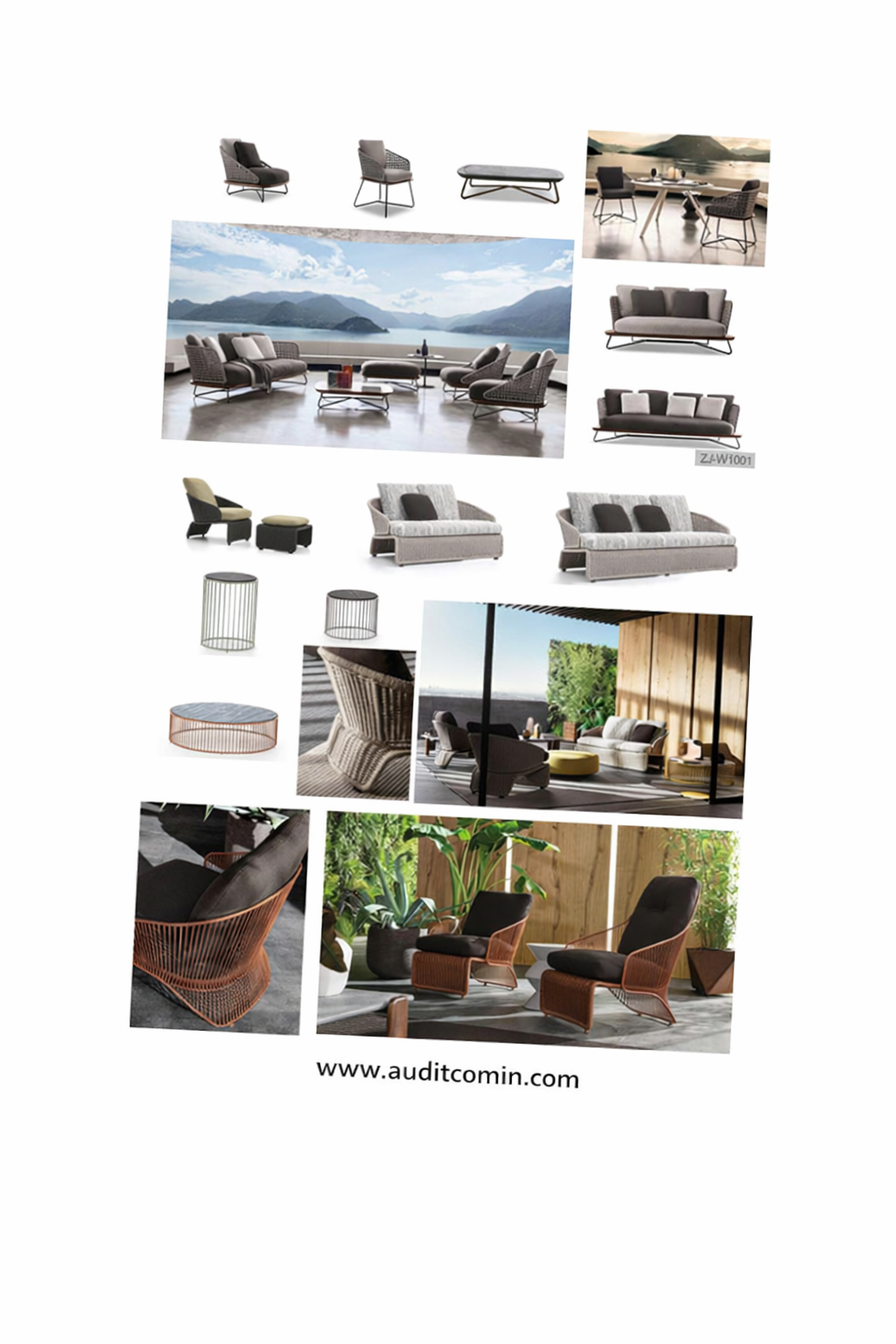 Mobilier extérieur haut de gamme : salons, tables et chaises de jardin fabriqués en Chine pour hôtels et restaurants. Auditcomin