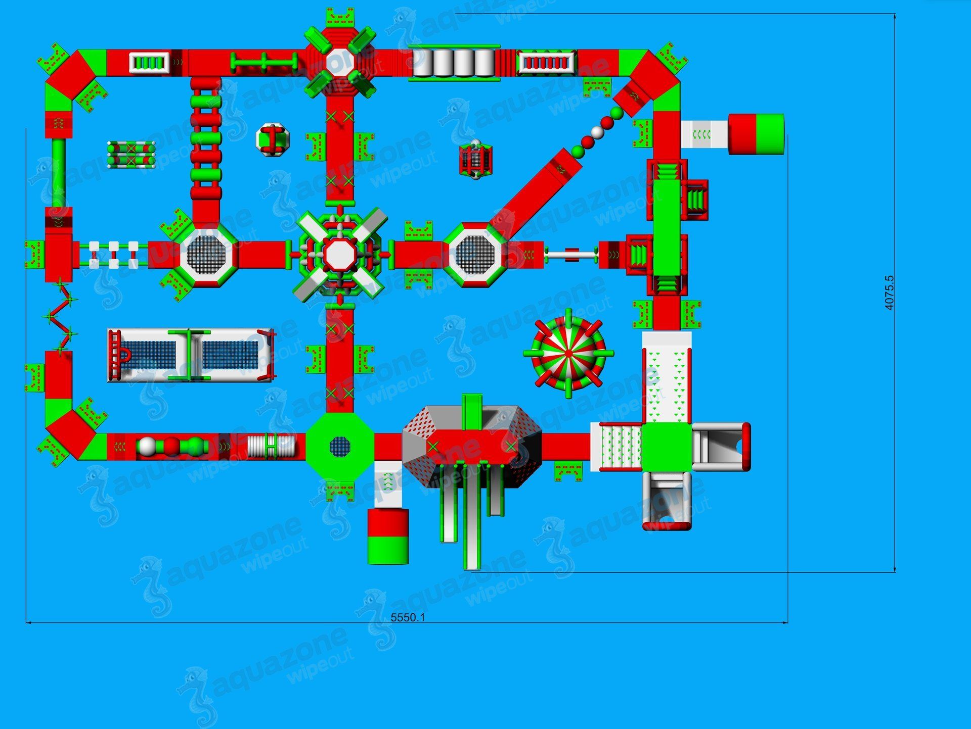 aquazone parc aquatique gonflable