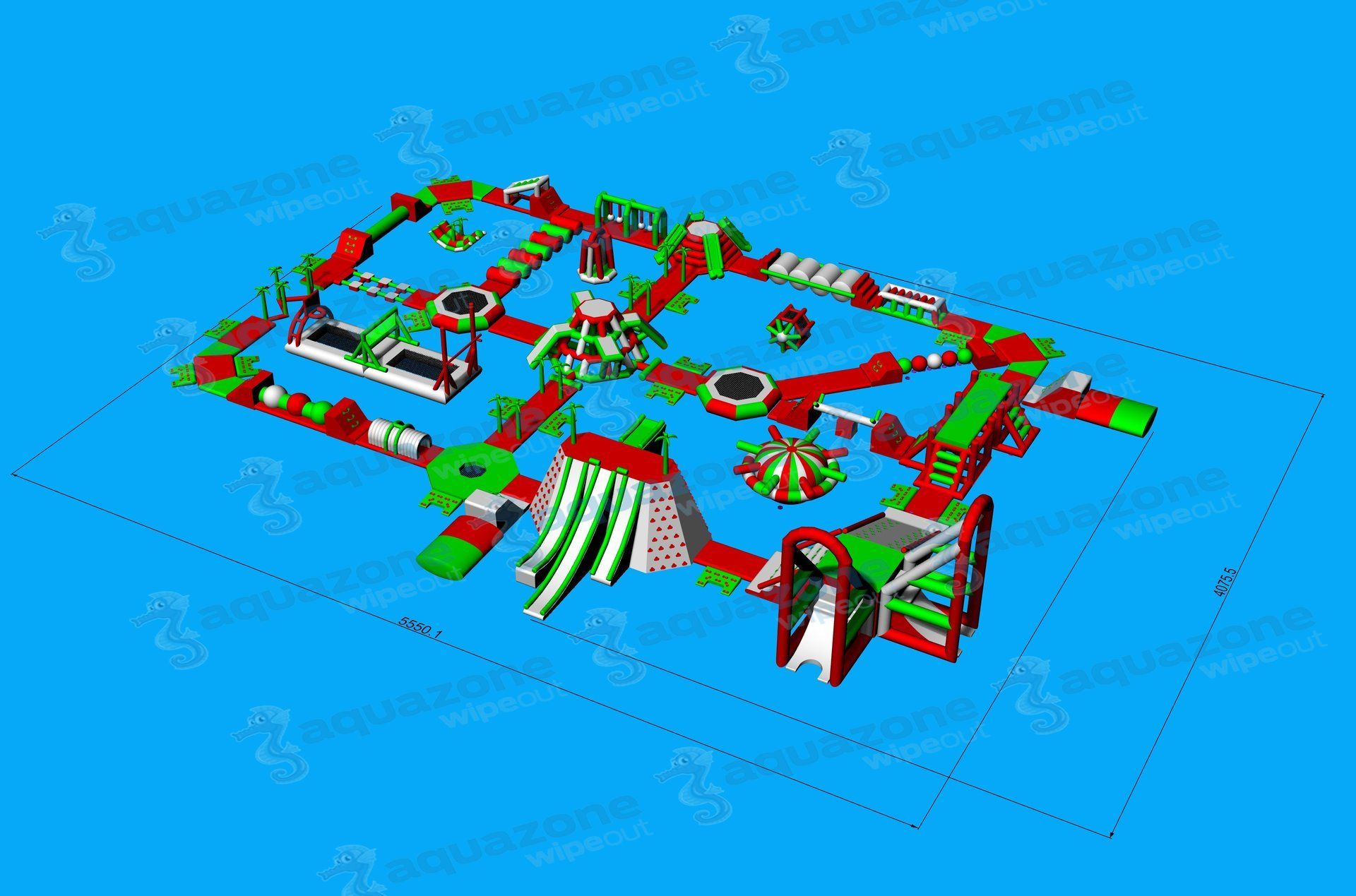 aquazone parc aquatique gonflable