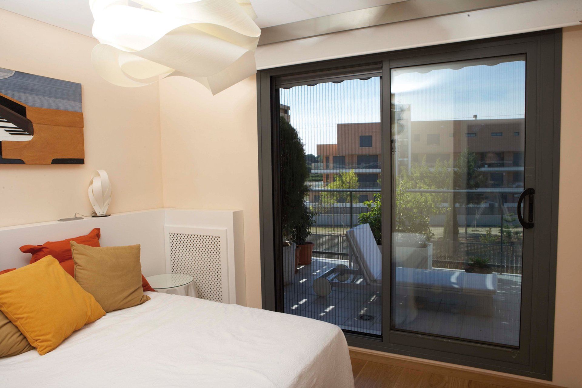 Insektenschutz bzw. Fliegengitter von Raumausstatter Sandra Kaiser aus Meschede, Spannrahmen , Schiebetür, Plissee, Rollo