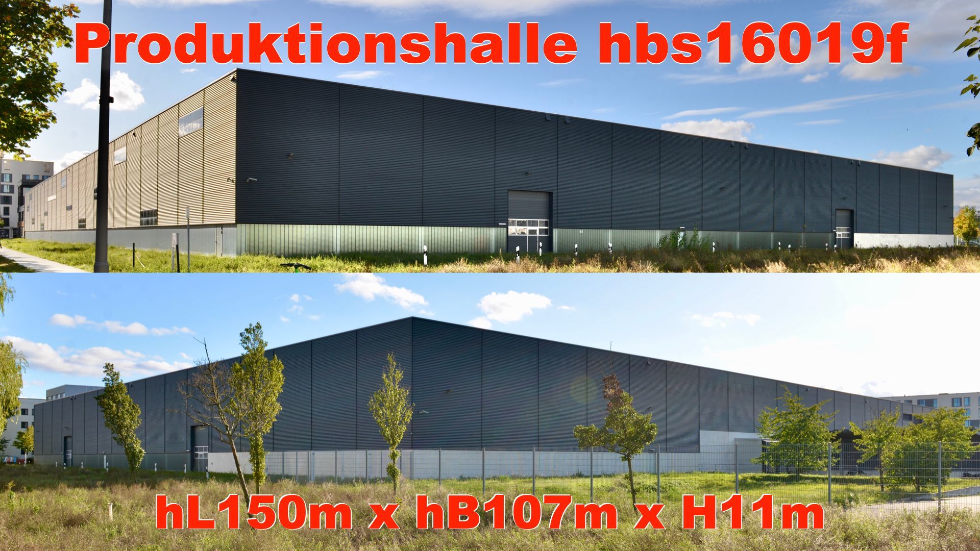 Industriehalle / Lagerhalle / Logistikhalle Schonender Rückbau einer im Jahr 2009 errichteten Produktionshalle für den Wiederaufbau an einem neuen Standort