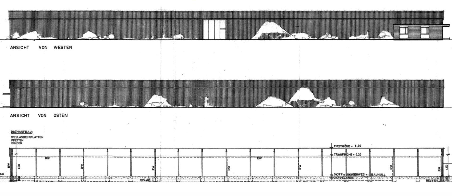 Stahlhalle gebraucht Wiederverwendbare Hallenkonstruktion