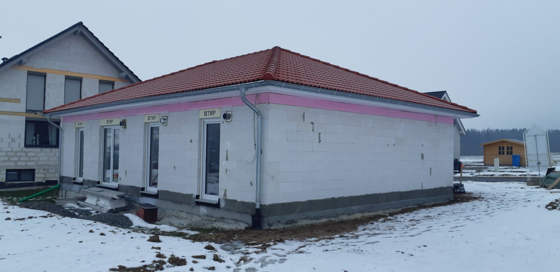 Einfamilienhaus ohne Keller Rohbau