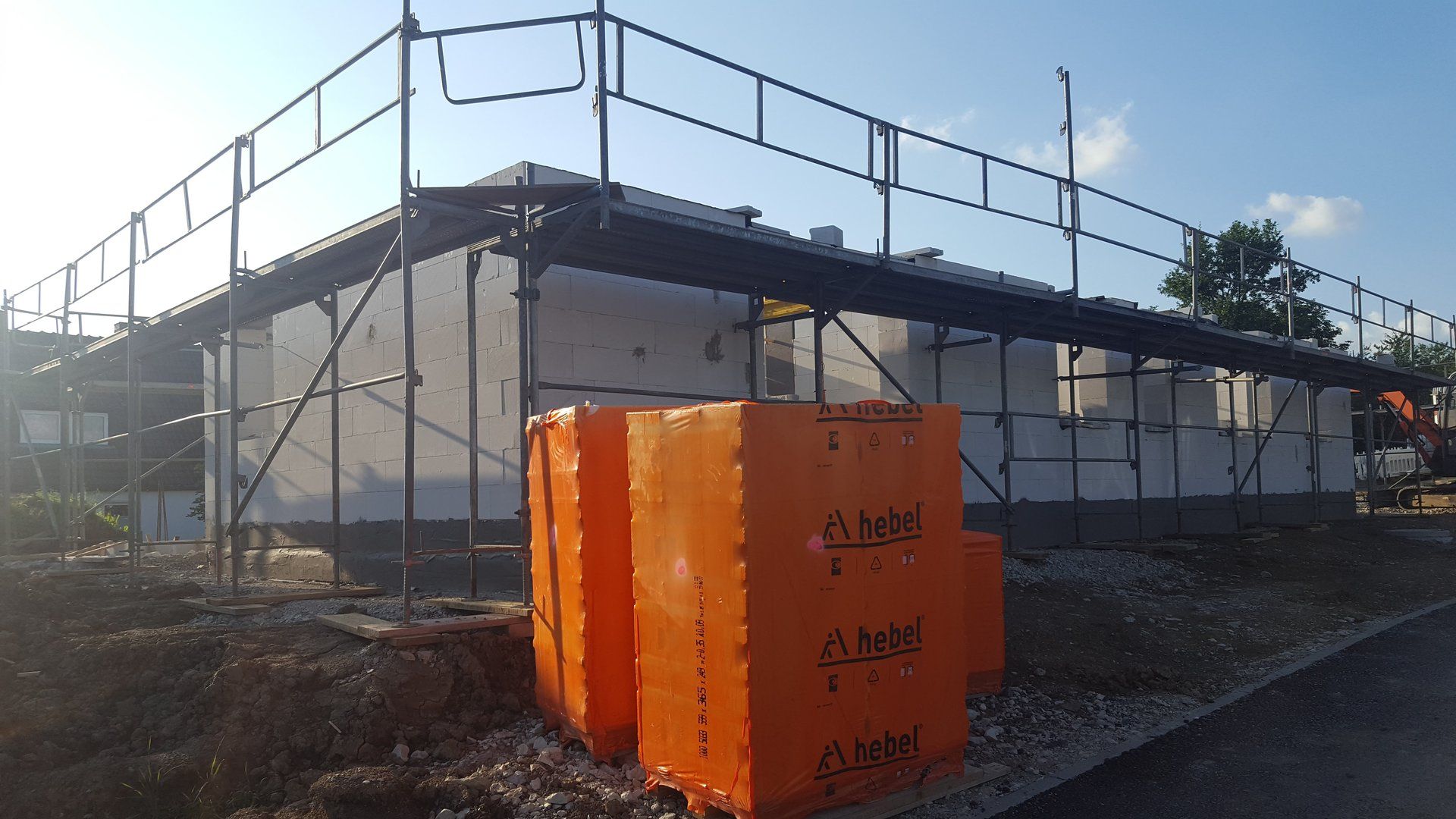 Einfamilienhaus ohne Keller Rohbau