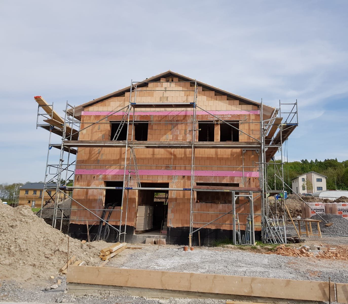 Einfamilienhaus ohne Keller Rohbau