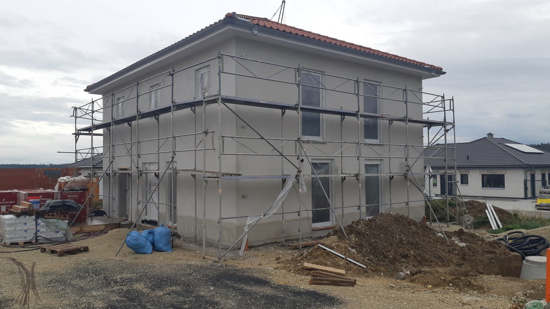 Einfamilienhaus ohne Keller Rohbau