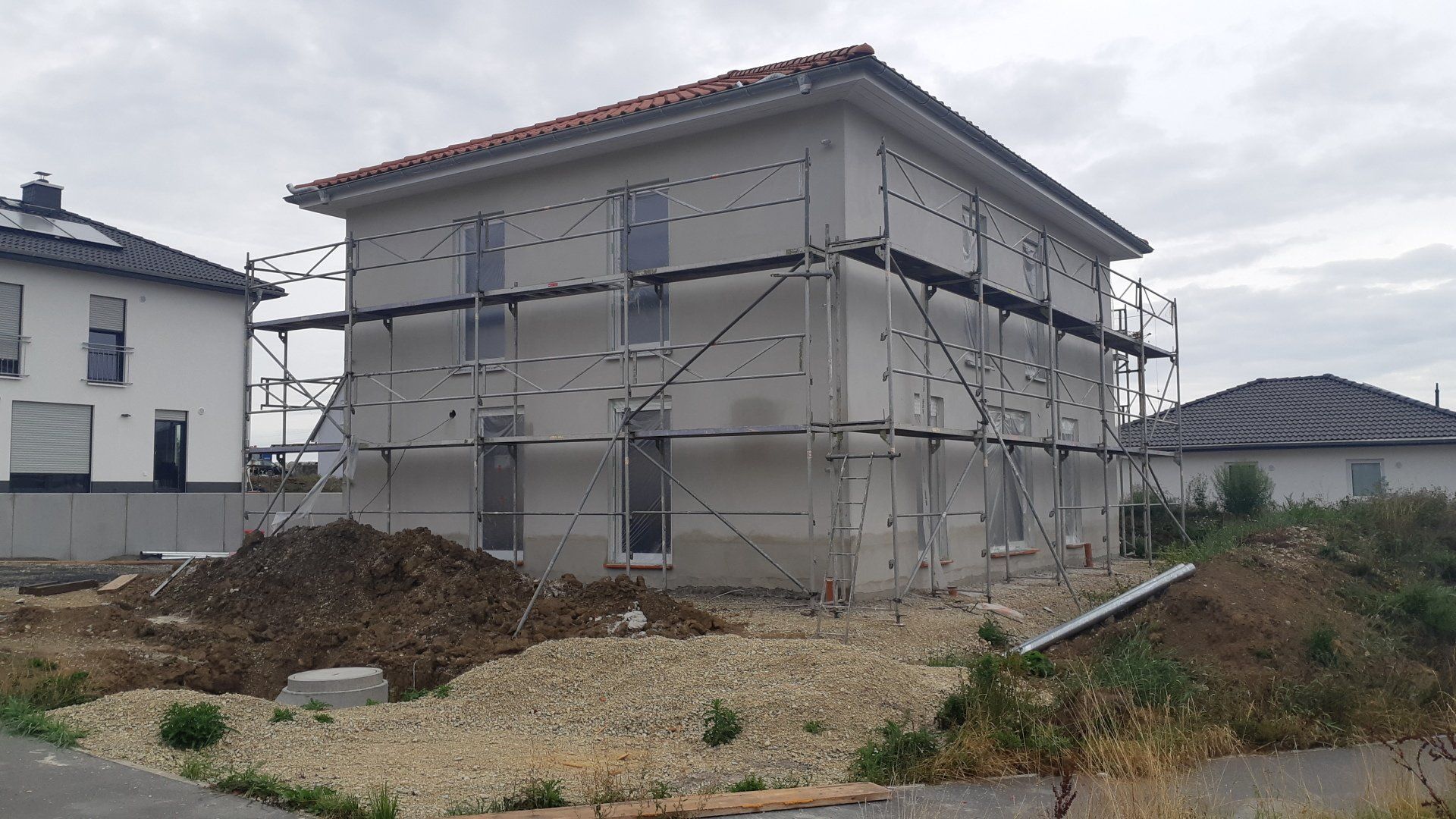 Einfamilienhaus ohne Keller Rohbau