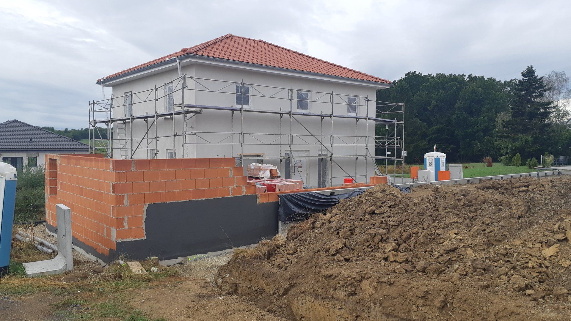 Einfamilienhaus ohne Keller Rohbau