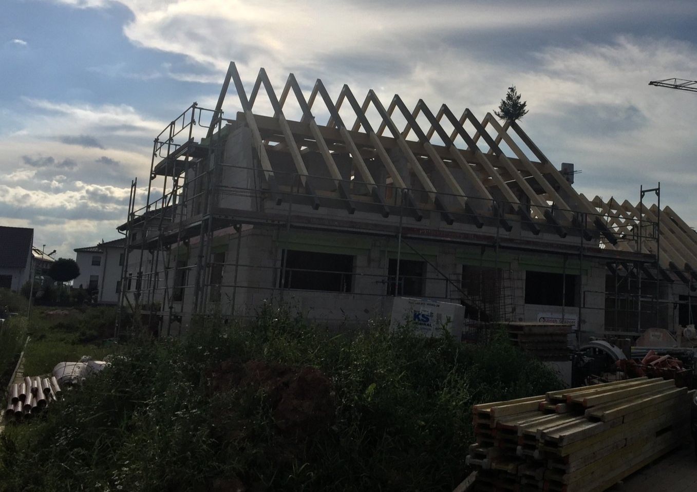 Einfamilienhaus Rohbau