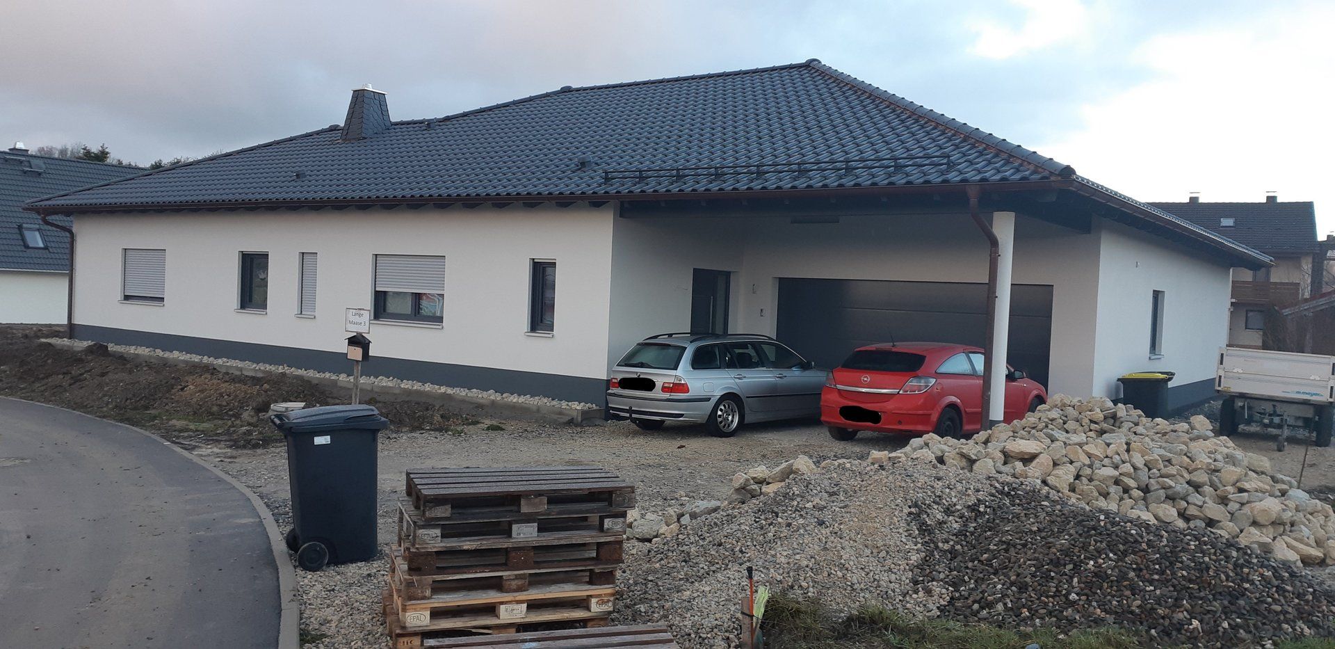 Einfamilienhaus ohne Keller mit Doppelgarage