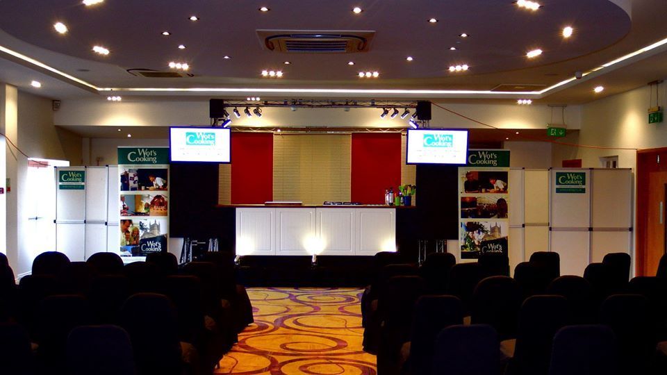 Northampton Winter Festival is held in November. Luckily no marquee required. We spend the weekend on the Old Speckled Hen Lounge at the County Cricket Ground... Cosy!