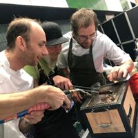 Stuart Collins of Docket 33 in Whitchurch. Mytton Mermaid's Chris Burt