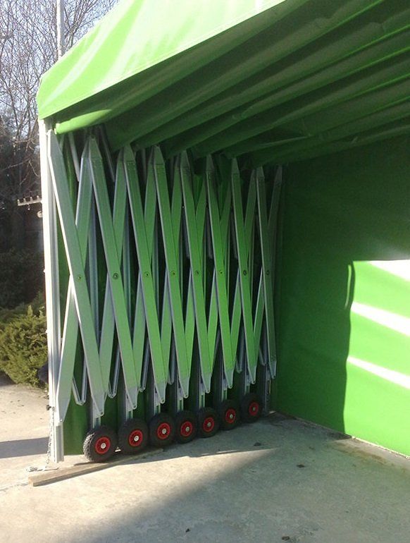 faltbare Industriehalle