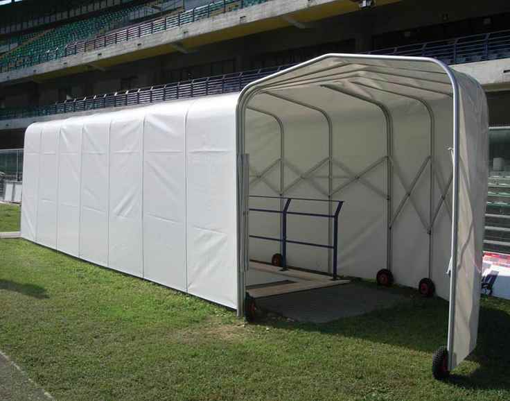 Stadion, Tunnel, Schutz, Fußball