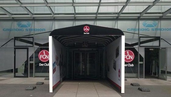 Stadion, Tunnel, Durchgang, Schutz