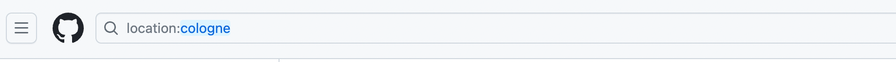 Profilsuche Github Ort Trick
