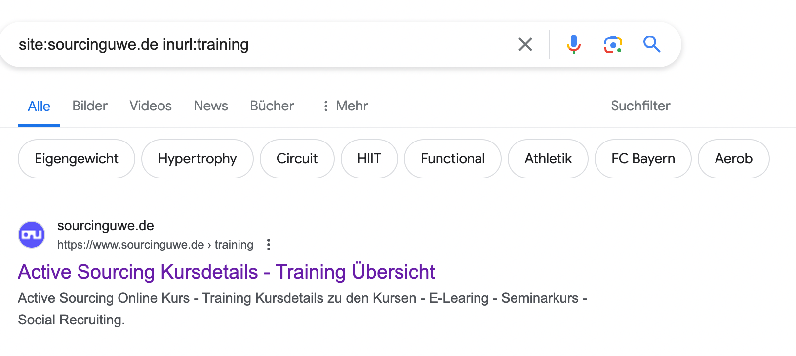 inurl Operator