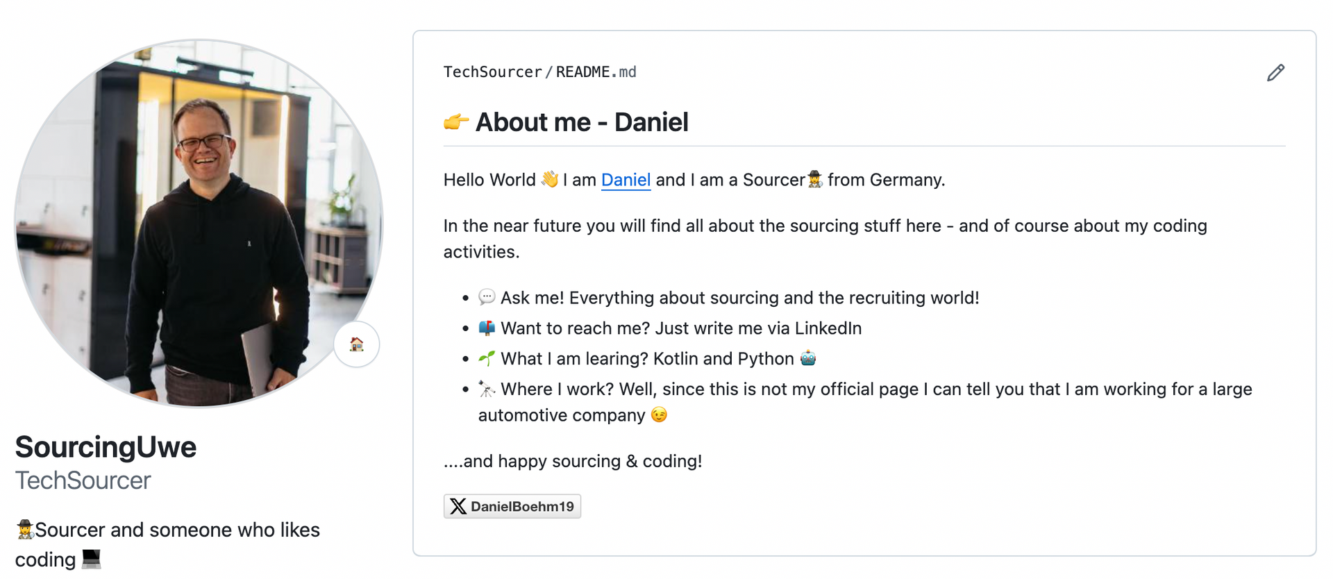 Github About Sourcinguwe Mein Github Repository