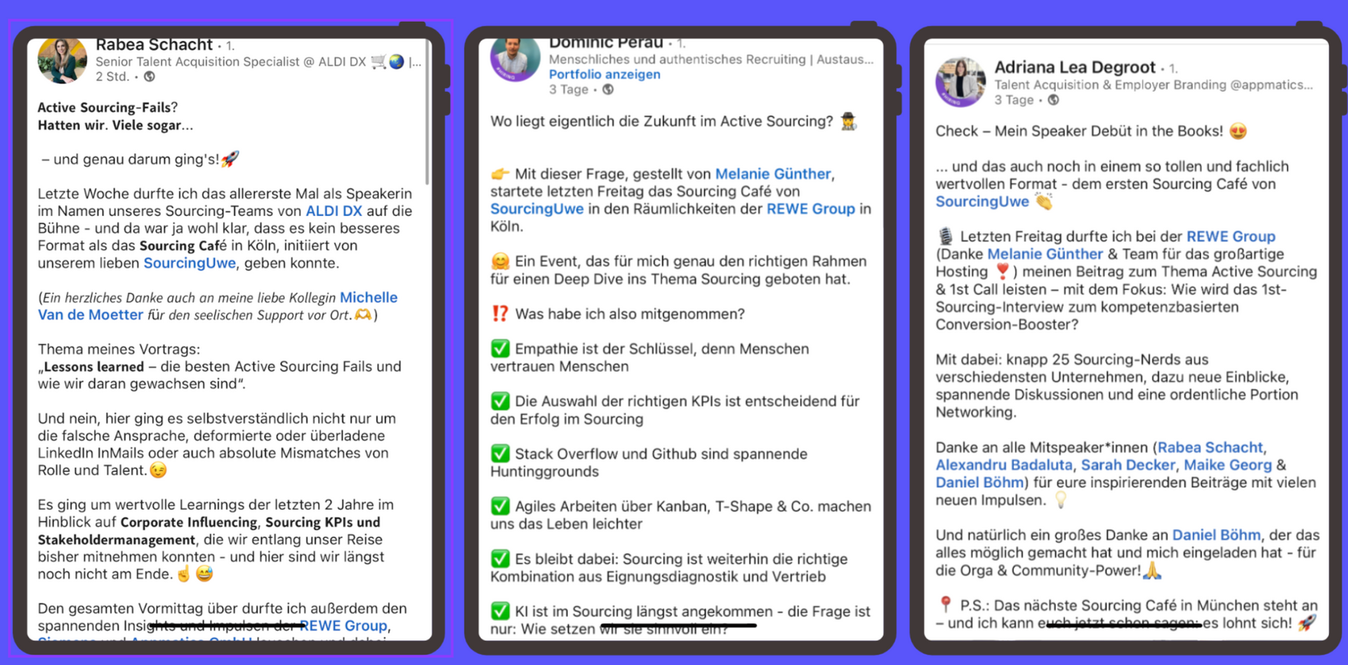 SourcingCafe Teilnehmerstimmen