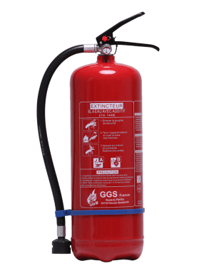 6L EAU avec additif et pression permanente Extincteur GGS