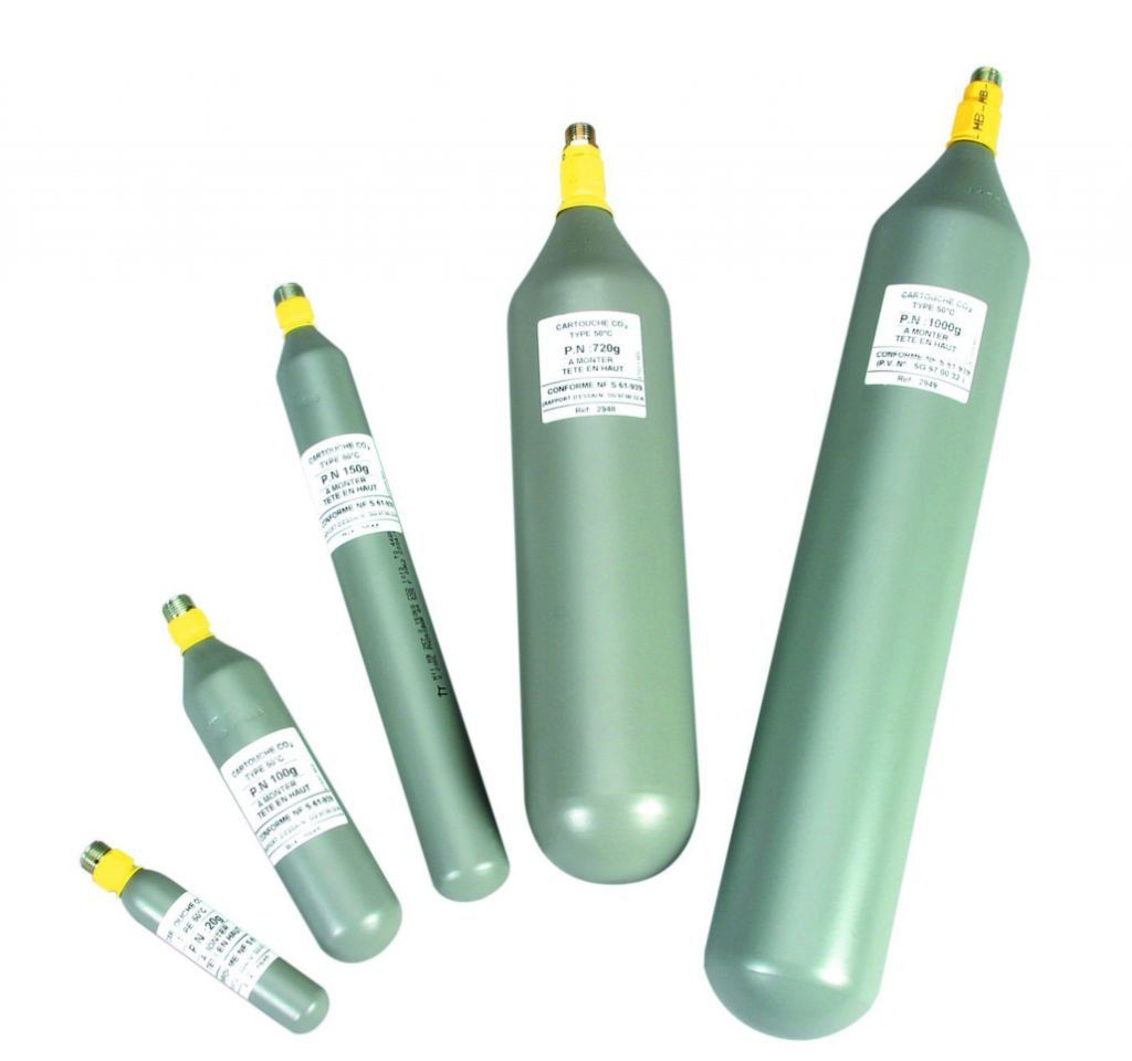 Cartouche de gaz pour désenfumage pneumatique