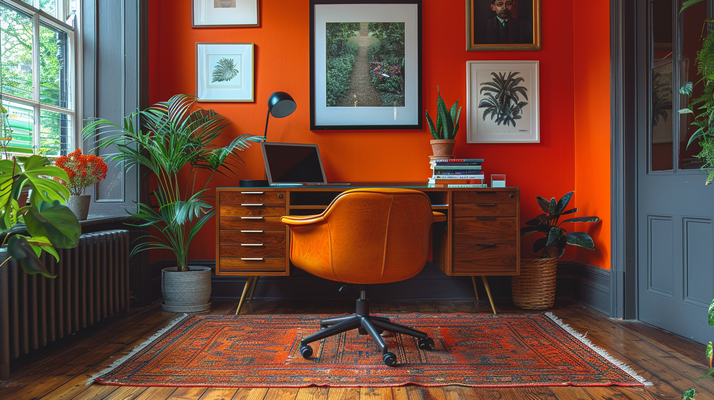 how to paint a home office
