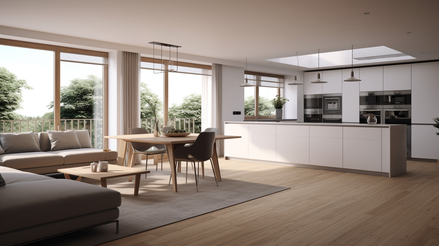 Hand painted kitchen