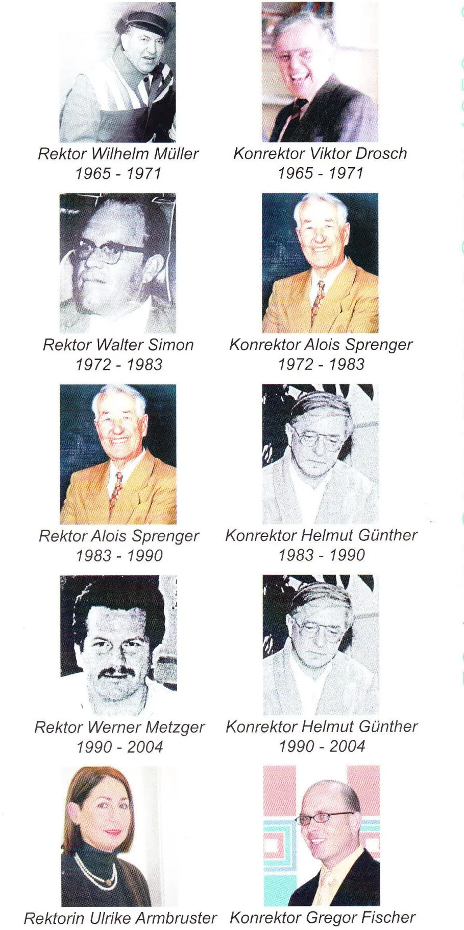 Bilder aus der Jubiläums Zeitschrift 2009