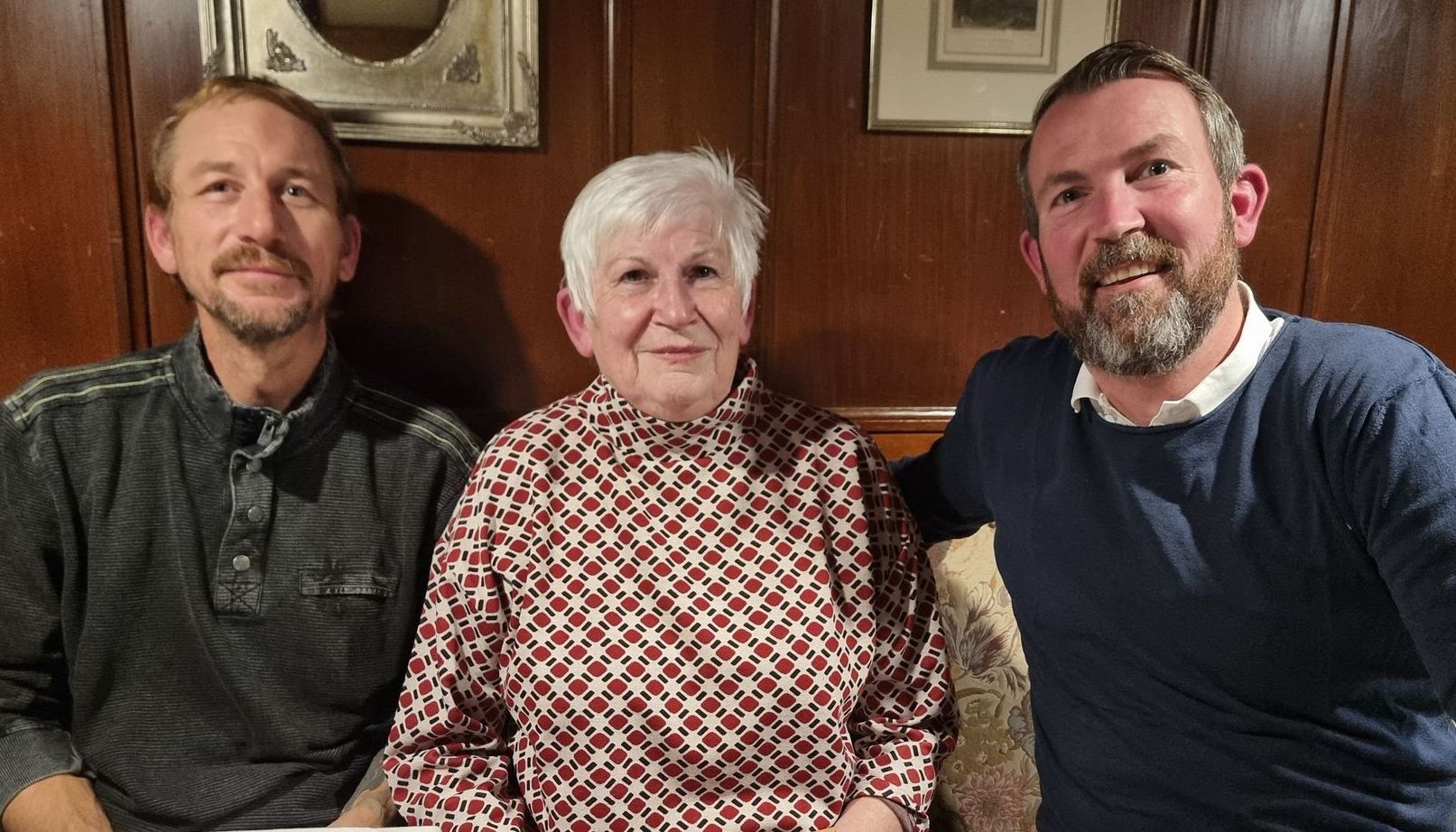 v.l.n.r; Heiko Freund, Gudrun Ruster, Sven Ruster, (Tim Ruster verhindert)