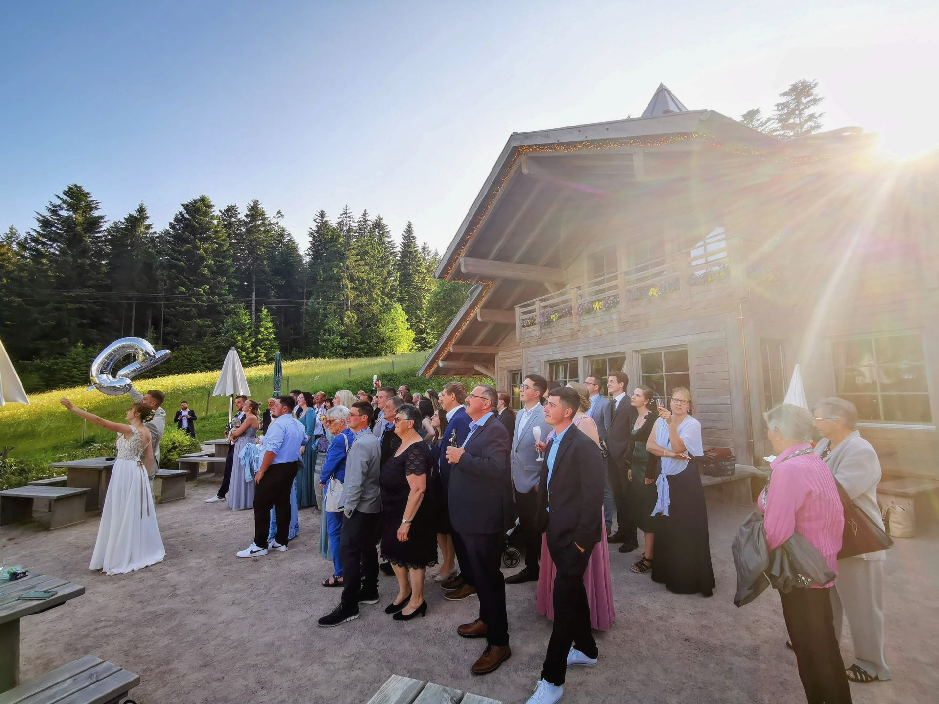 Berghochzeit Berghütte Lauterbad Hochzeit im Schwarzwald mit DJ