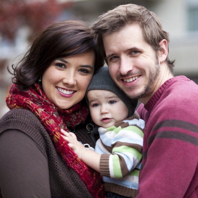 Eltern mit Kind als Familiensystem