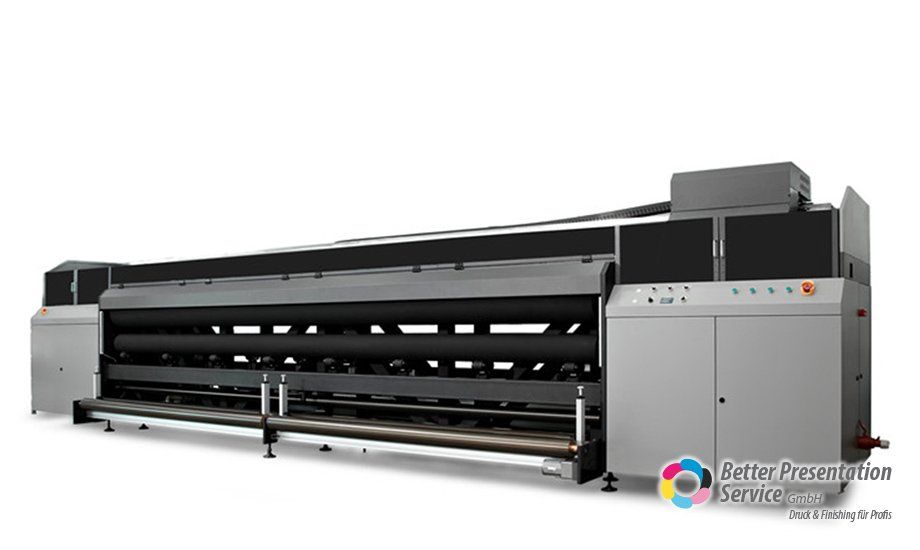 HT5000UV RTR Rollendrucksystem mit 5000 mm Druckbreite HT5000UV RTR Rollengroßdruck