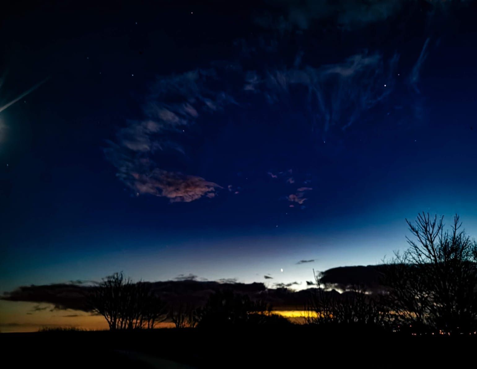 Night sky from edge of the North York Moors National Park in North Yorkshire | sustainable travel | responsible travel | Adventures for the Soul