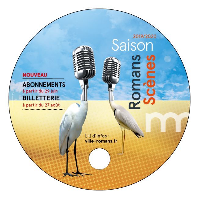 Éventail publicitaire personnalisé en carton 1 pale recyclable - Romans sur Isère