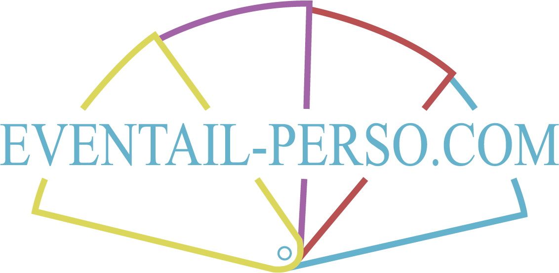 Éventail publicitaire personnalisé en carton pliable et recyclable