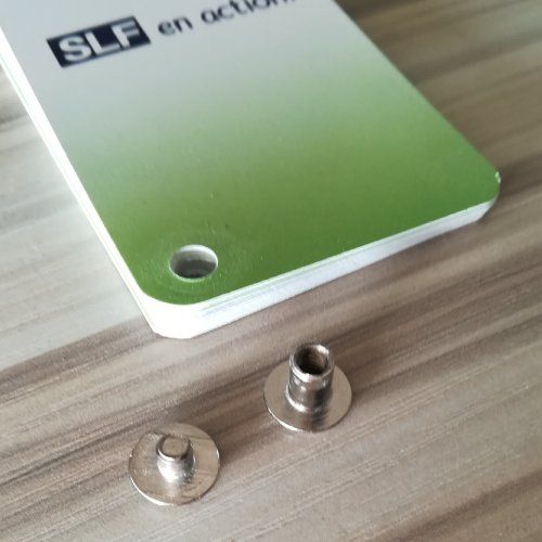 Mémo nuancier incollable carton recyclable personnalisé