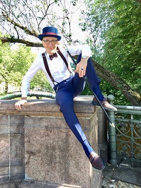 Günther Krabbenhöft in Seidenslippern