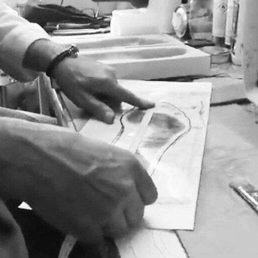 Ausmessen des Blauabdrucks | ZARINI