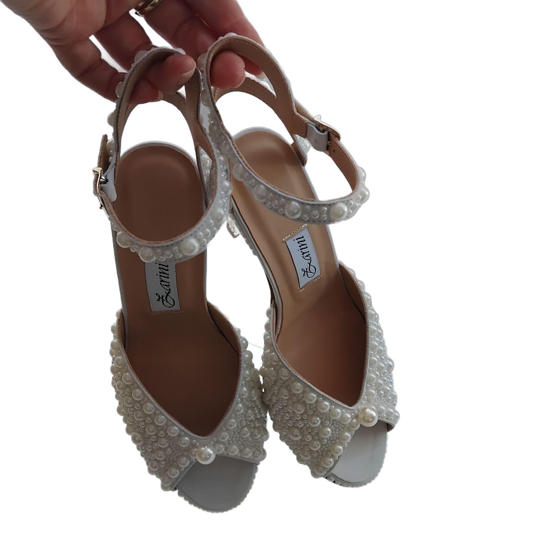 Luxuriöser Brautschuh handgefertigt ZARINI