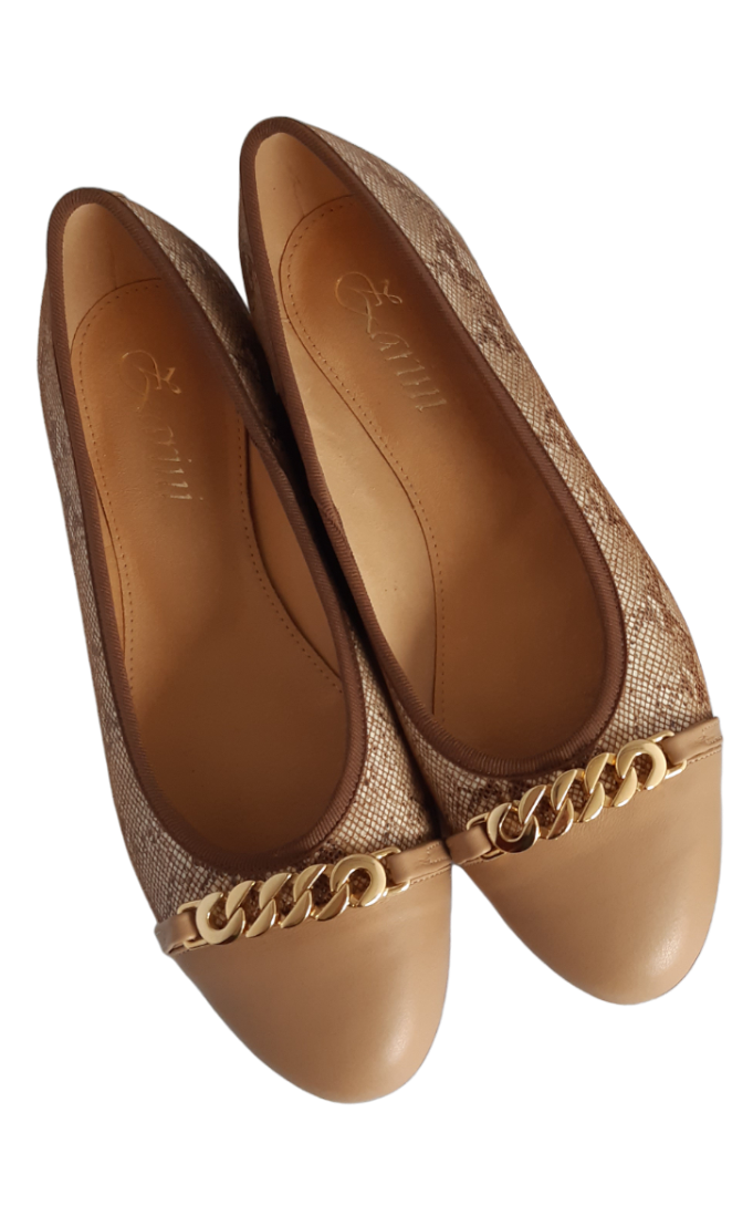 ZARINI Hallux‑Ballerina mit mehr Platz am Ballen