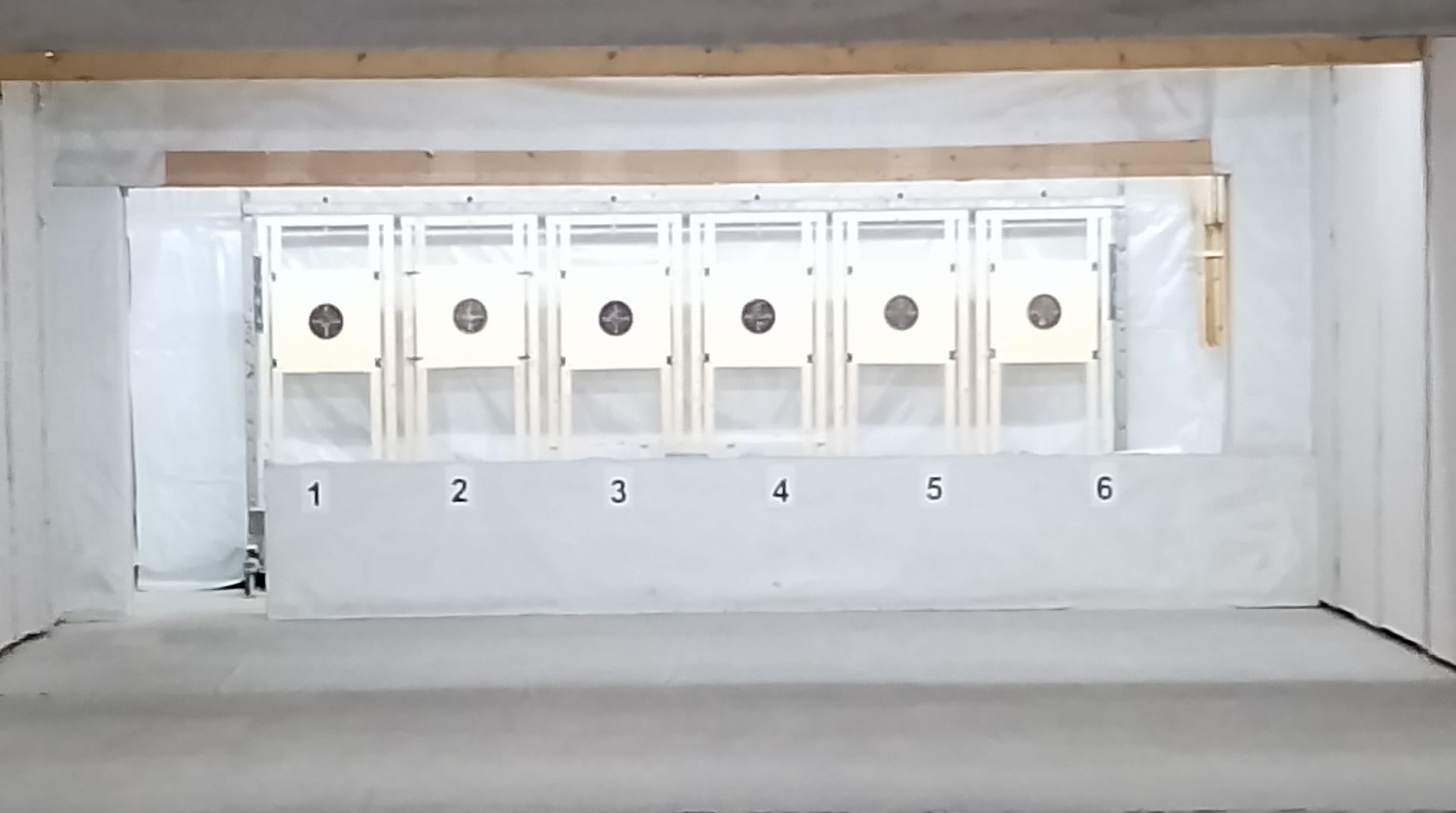 Kurzwaffenhalle 25m Duellanlage