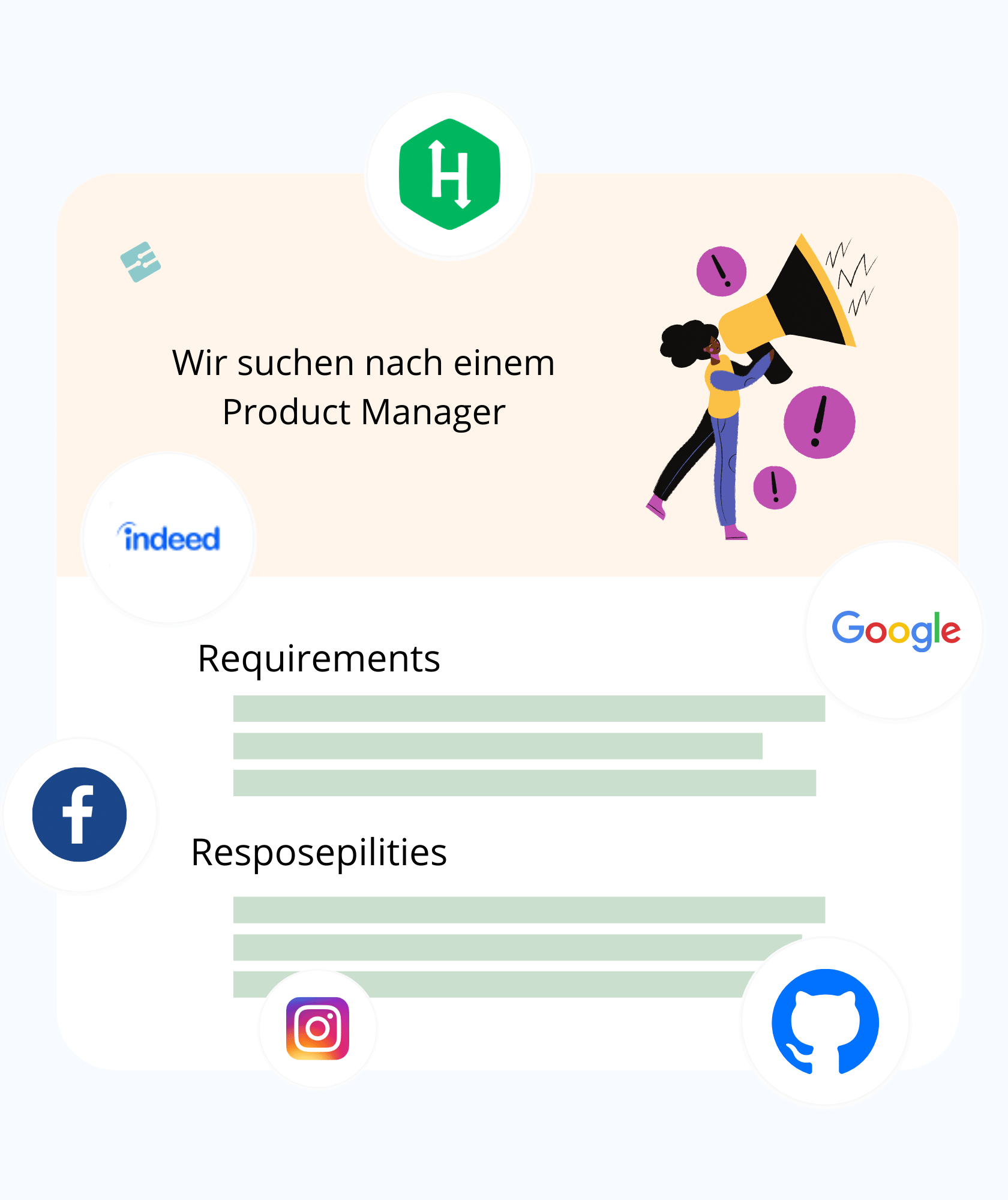 Machine learning unterstützte Workflows Active Sourcing von Personalfachkräften aus den jeweiligen Branchen zusammen mit A.I. Tools