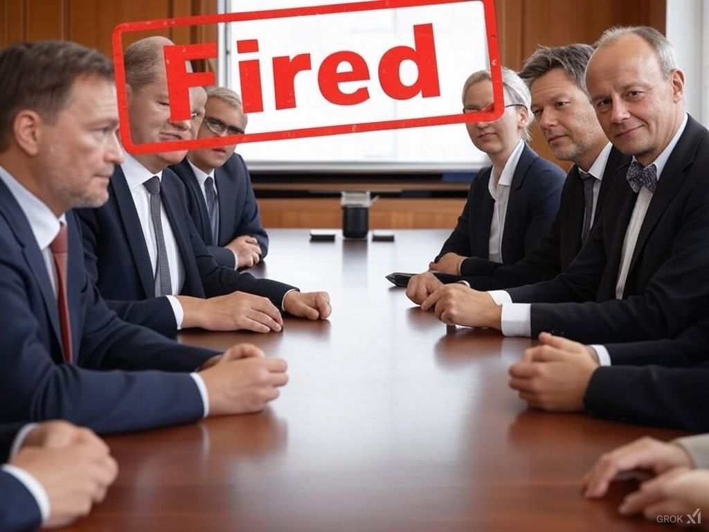 Spitzenpolitiker, die entlassen werden KI Grog