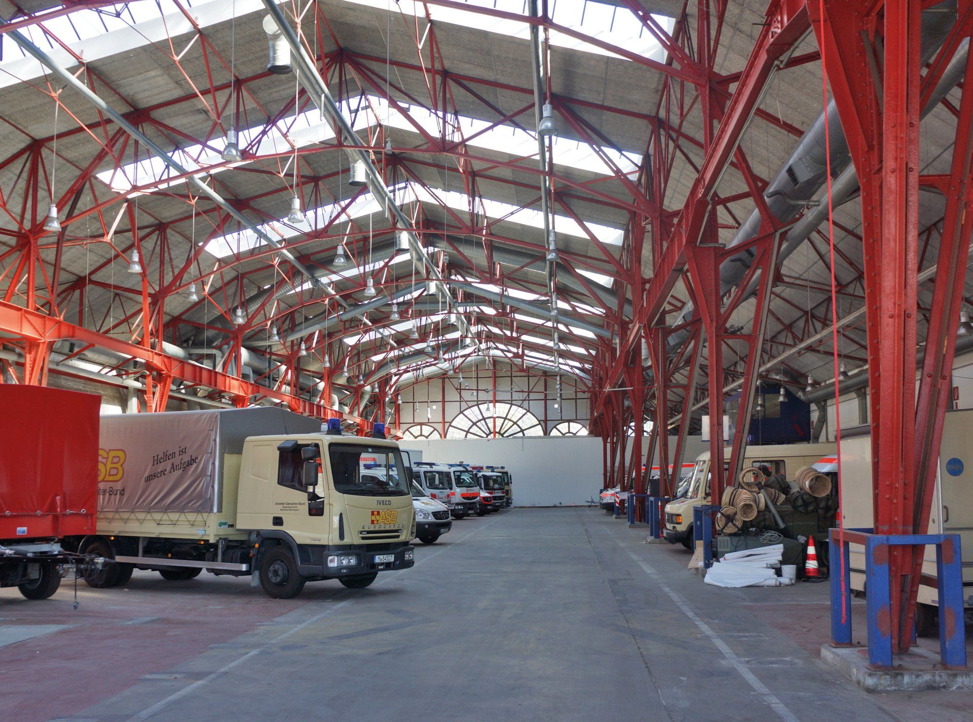 Halle ehemaliges Eisenwerk München Obersendling