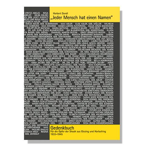 Gedenkbuch der Münchner Juden Giesing Harlaching