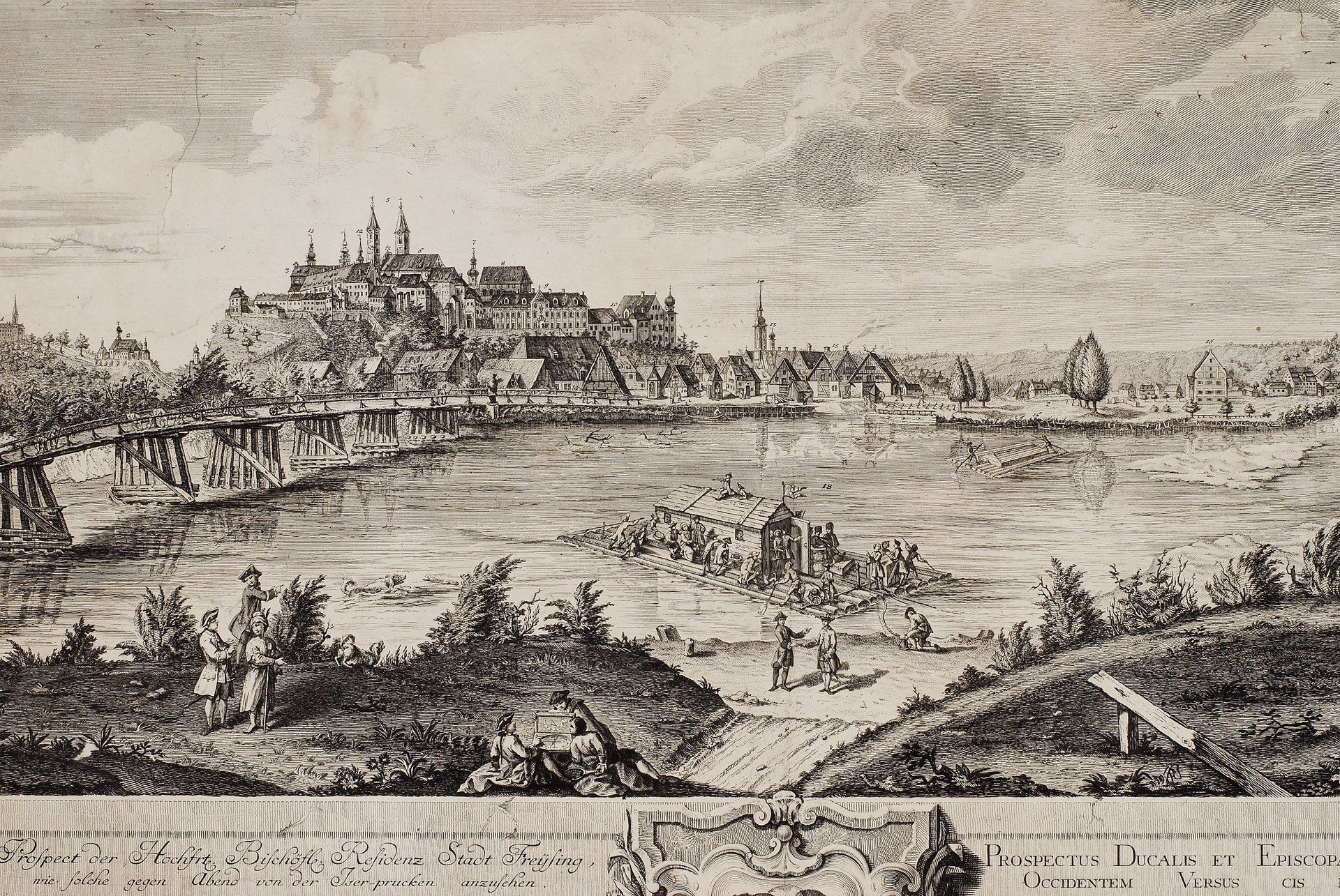 Freising von Süden Johann Baptist Deyrer 1772 Freising von Süden Johann Baptist Deyrer 1772
