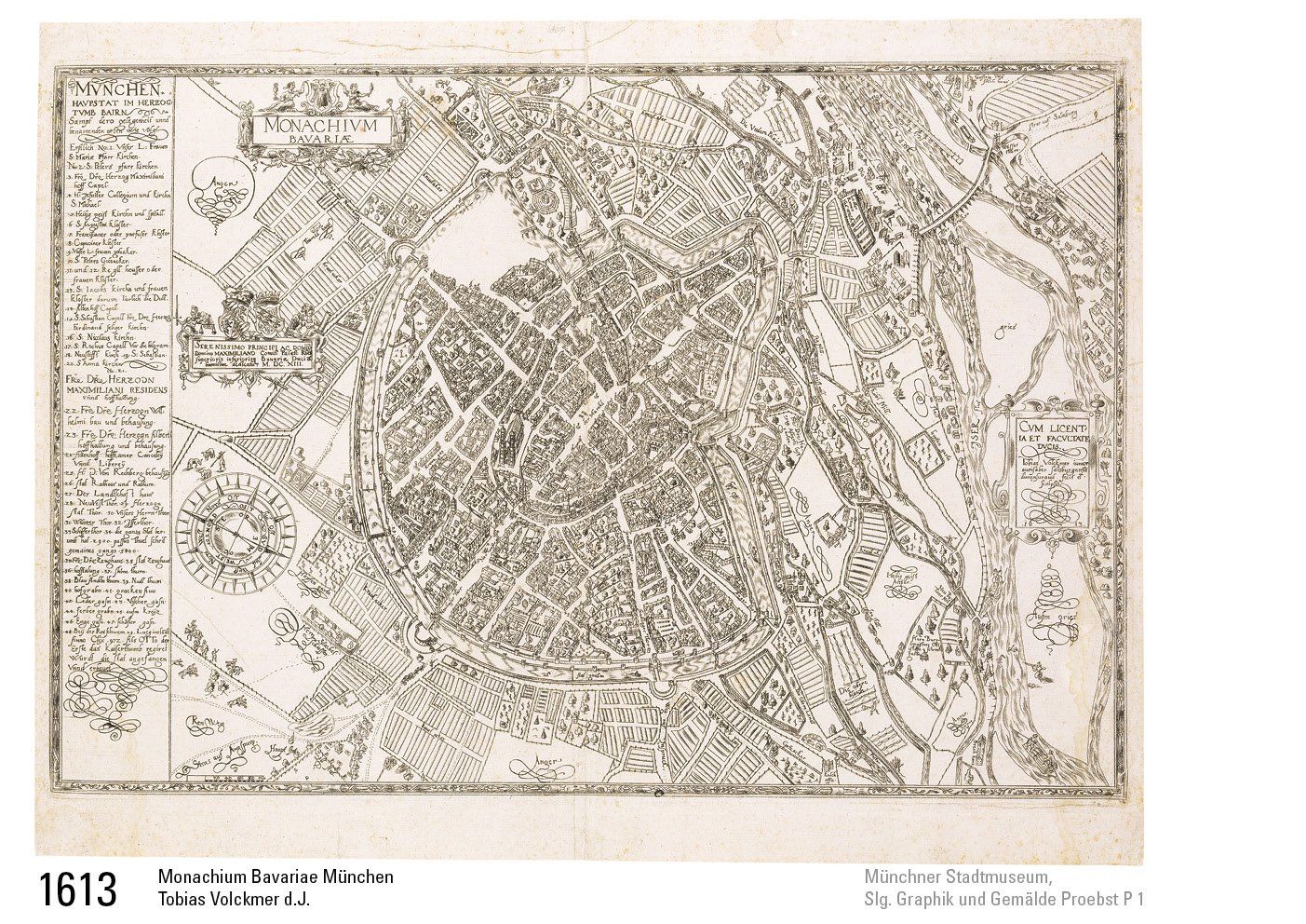 1613 Stadtplan München Tobias Volckmer 1613 Stadtplan München Tobias Volckmer