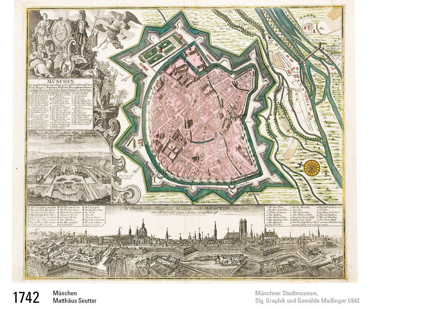 1742 Stadtplan Matthäus Seutter 1742 Stadtplan Matthäus Seutter