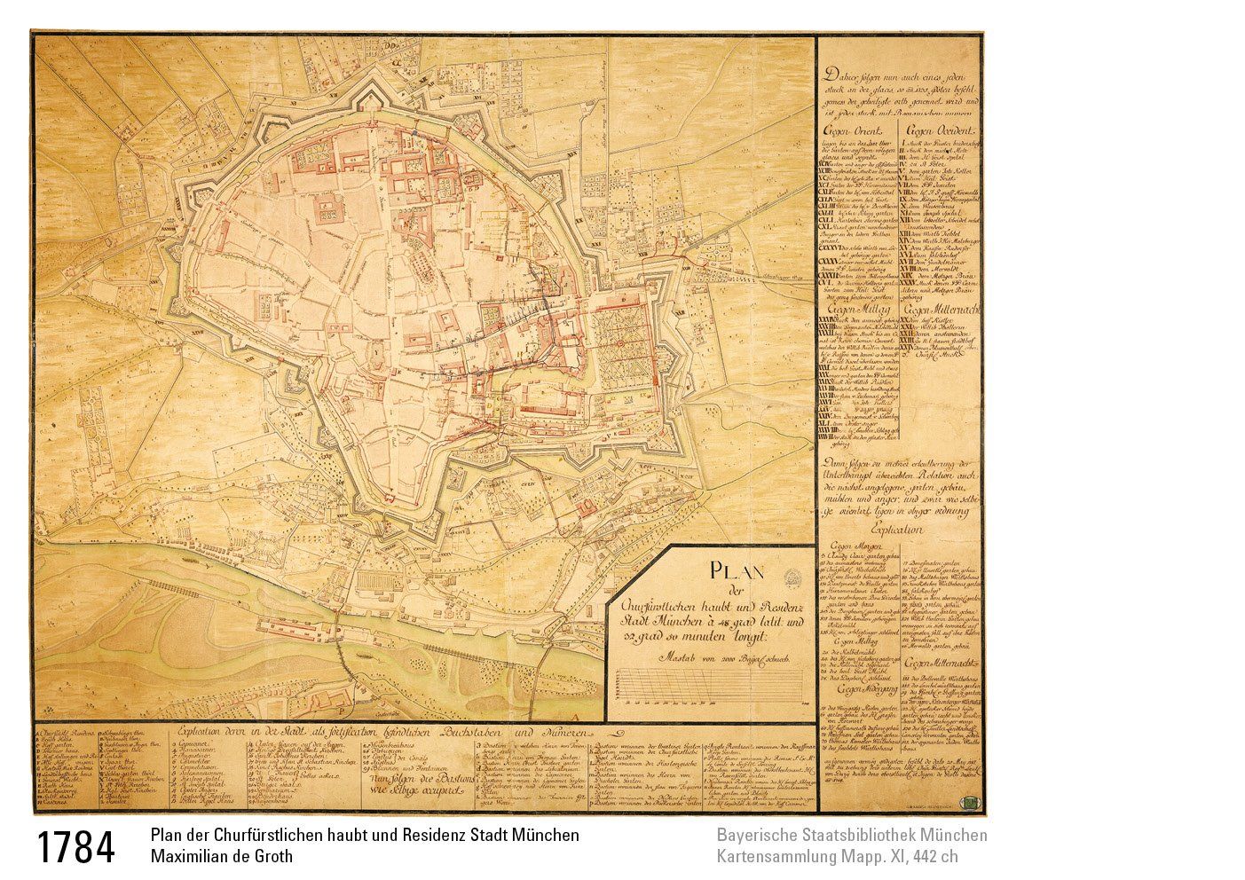 1748 Stadtplan Maximilian de Groth 1748 Stadtplan Maximilian de Groth