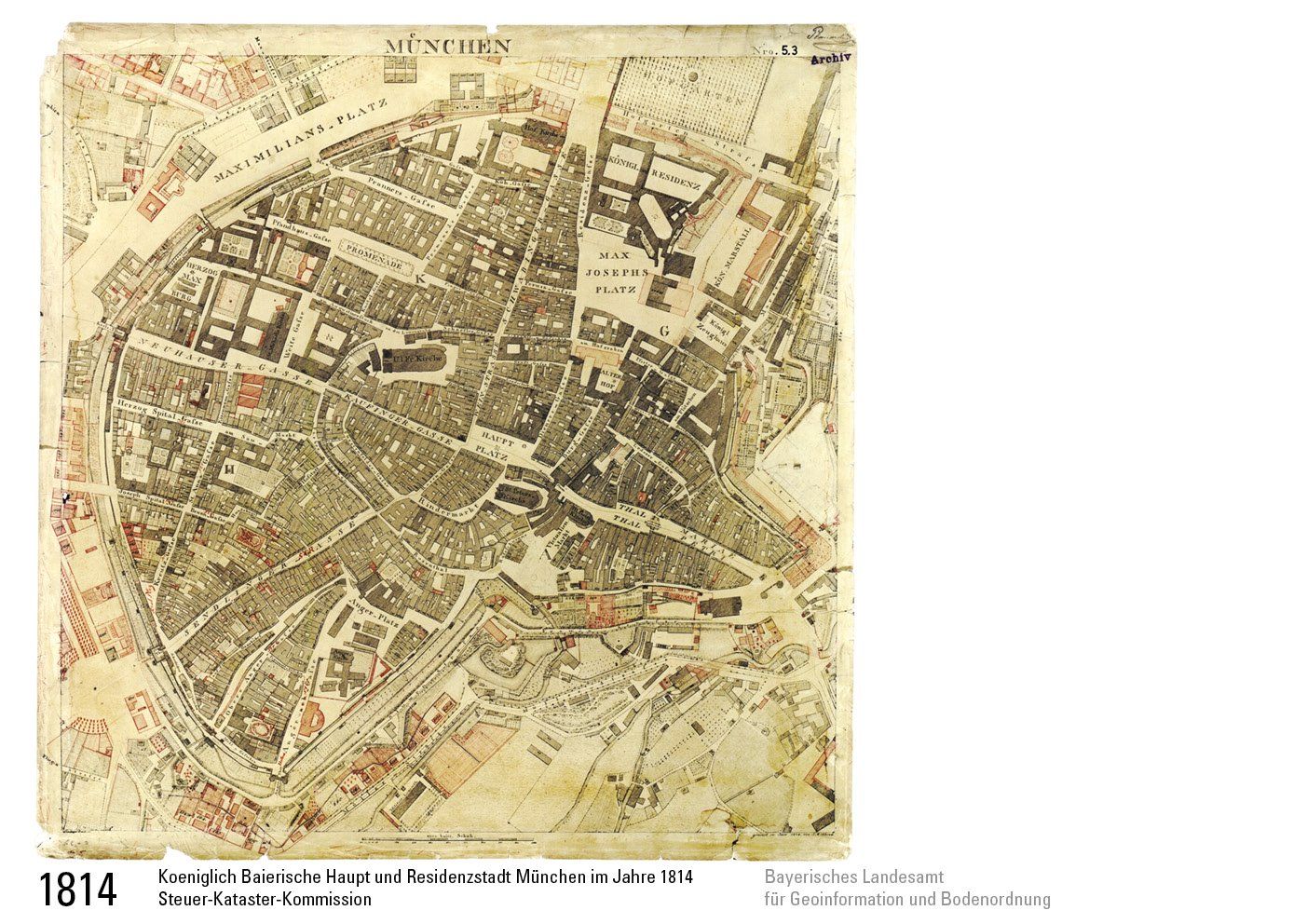 1814 München Grundsteuer 1814 München Grundsteuer